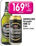 Windhoek Draught NRB or Can - 24 x 4400ml