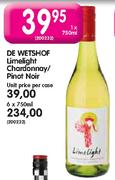 DE WETSHOF Limelight Chardonnay Pinot Noir - 6 x 750ml