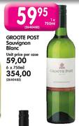 Groote Post Sauvignon Blanc - 6 x 750ml