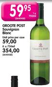 Groote Post Sauvignon Blanc - 1 x 750ml