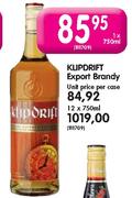 Klipdrift Export Brandy - 1 x 750ml