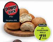 Foodco Hamburger Rolls-6's Per Pack