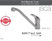 Isca Mercury Single Lever Pillar Sink Mixer