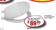 Wooden Toilet Seat With Nylon Hinge-Each