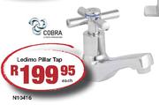 Cobra Ledimo Pillar Tap (N10416)-Each