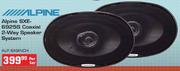 Alpine SXE-6925S Coaxial 2 Way Speaker System