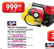 Moto 72Ltr Air Compressor-Each
