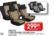 11 Piece Grandeur Car Seat Cover- Per Set