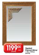 Opulent Framed Mirror-740x1040mm Each