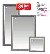 Troy Framed Mirror-458x1110mm Each