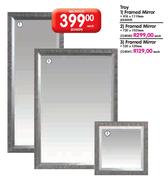 Troy Framed Mirror-520x520mm Each