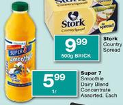 Super 7 Smoothie Dairy Blend Concentrate - 1 Ltr Each