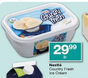 Nestle Country Fresh Ice Cream - 2 Ltr