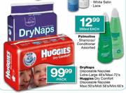 Drynaps Disposable Nappies - 48's/72's Per Pack