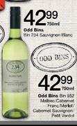 Odd Bins Bin 234 Sauvignon Blanc-750ml