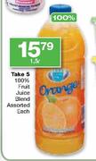 Take 5 100% Fruit Juice Blend Assorted-1.5L Each