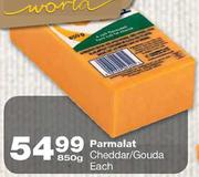 Parmalat Cheddar/Gouda-850gm Each