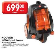 Hoover Cyclonic Bagless Vacuum Cleaner (HCV280) - 1800W Each