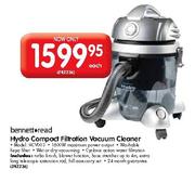 Benett Read Hydro Compact Filteration Vacuum Cleaner (HCV003) - 1600W