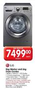 LG 8 Kg Washer and 6 Kg Dryer Combo (F1480YD5) - Each