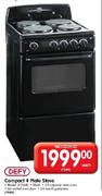 Compact 4 Plate Stove (DSS440) - Each