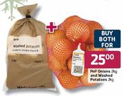 PnP Onions-2kg And Washed Potatoes-2kg