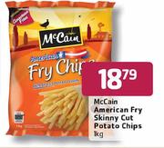 McCain American Fry Skinny Cut Potato Chips-1kg