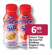 Danone Yogi Sip Low Fat Drinking Yoghurt Assorted-300g Each