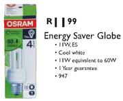 Osram Energy Saver Globe-11W