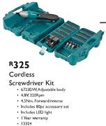 Cordless Screwdriver Kit