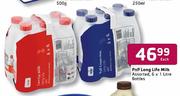 PnP Long Life Milk Bottles Assorted-6x1l Each