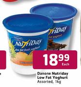 Danone Nutriday Low Fat Yoghurt Assorted-1kg Each