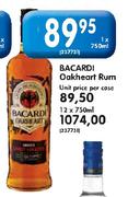 Bacardi Oakheart Rum-1 x 750ml