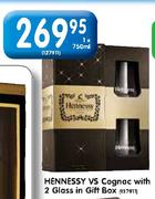 Hennessy VS Cognac with 2 Glass in Gift Box-1 x 750ml