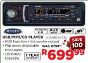 Jensen USB/MP3/CD Player