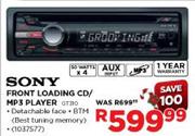 Sony Front Loading CD/MP3 Player (GT310)