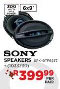  Sony Speakers (SPK-GTF6937)-Per Pair