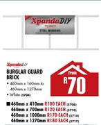 Xpanda DIY Burglar Guard Brick-460x700mm Each
