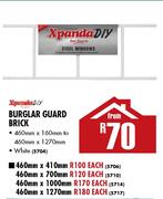 Xpanda DIY Burglar Guard Brick-460x1270mm Each