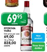 Fitzrovia Vodka-1x750ml