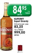 Klipdrift Export Brandy-1x750ml