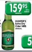 Hunter's Extra Dry Cider NRB-24X330ml