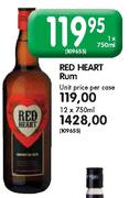 Red Heart Rum-1x750ml