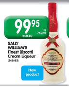 Sally William's Finest Biscotti Cream Liqueur-1x750ml