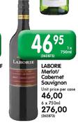 Laborie Merlot/Cabernet Sauvignon-1x750ml