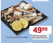 Pnp Frozen Crab Portions-800g