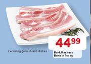 Pork Rashers Bone In-Per Kg