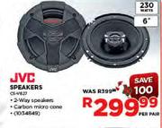 JVC 2 Way Speakers(CS-V627)-Per Pair