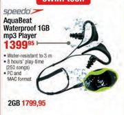 Speedo Aquabeat Waterproof 2GB MP3 Player