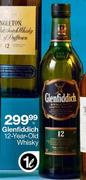 Glenfiddich 12-Year-Old Whisky-1Ltr